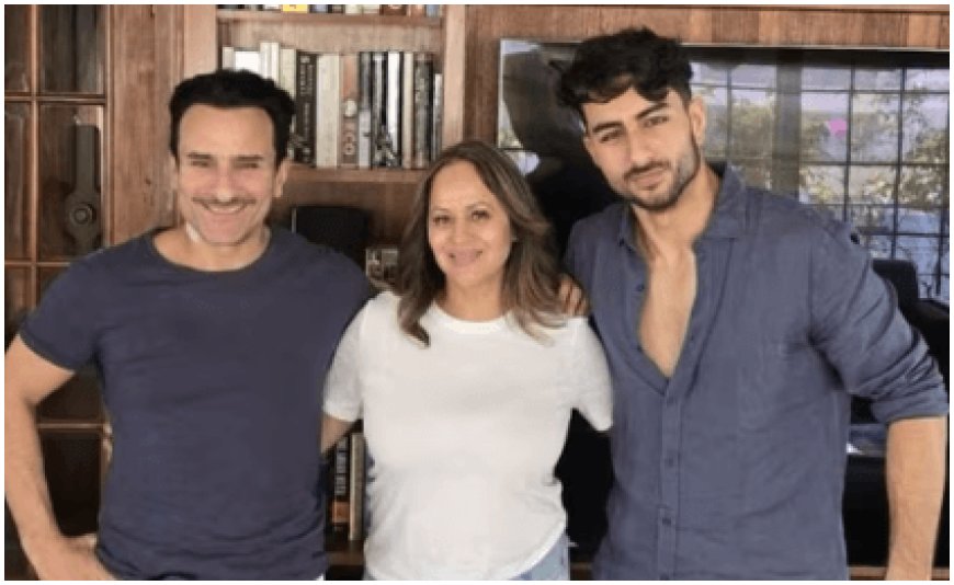 Saif Ali Khan Radiates Strength in Unseen Post-Surgery Pic with Son Ibrahim: Fans Praise His Remarkable Recovery