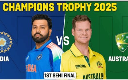 ICC Champions Trophy 2025 Semi-Final: India and Australia Set for High-Stakes Clash in Dubai.