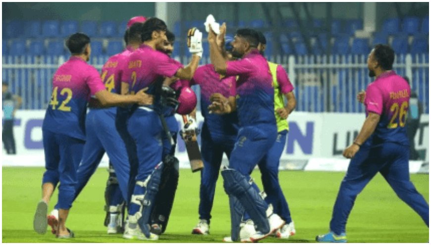 UAE Cricket Team's Historic T20I Series Win Over Bangladesh