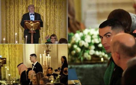 Cristiano Ronaldo Joins Trump and Saudi Crown Prince at High-Stakes White House Dinner