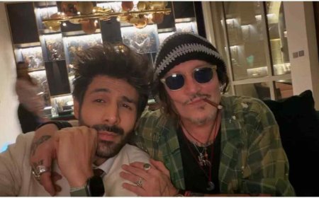 Epic Crossover! Kartik Aaryan Meets Johnny Depp at Red Sea Film Festival in Jaw-Dropping Viral Moment