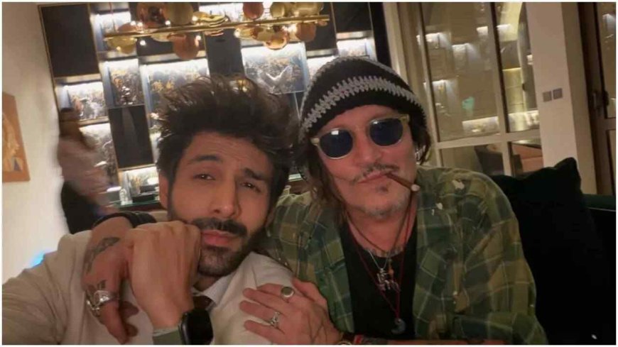 Epic Crossover! Kartik Aaryan Meets Johnny Depp at Red Sea Film Festival in Jaw-Dropping Viral Moment
