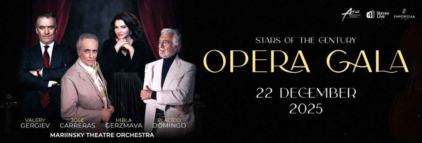 An Enchanted Night Awaits at Dubai Opera: Carreras, Domingo, and Gergiev Unite for a Historic Gala
