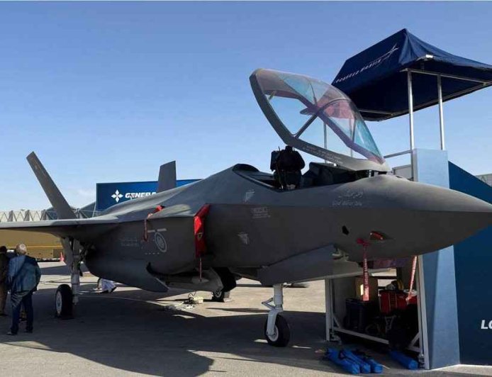 Saudi Arabia Shows F-35 Mockup in RSAF Colours at World Defense Show 2026