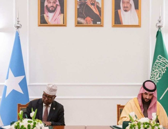 Somalia & Saudi Arabia Sign Defense Pact to Strengthen Military Cooperation