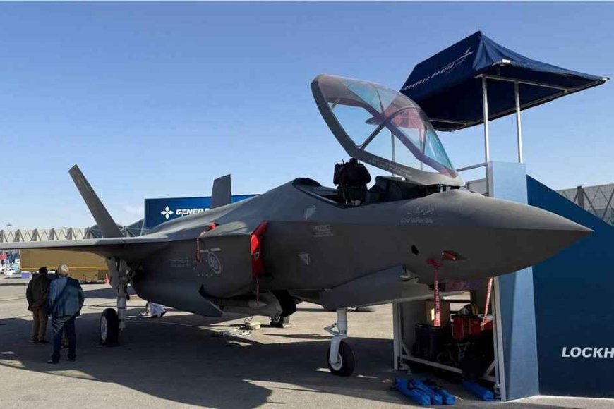 Saudi Arabia Shows F-35 Mockup in RSAF Colours at World Defense Show 2026