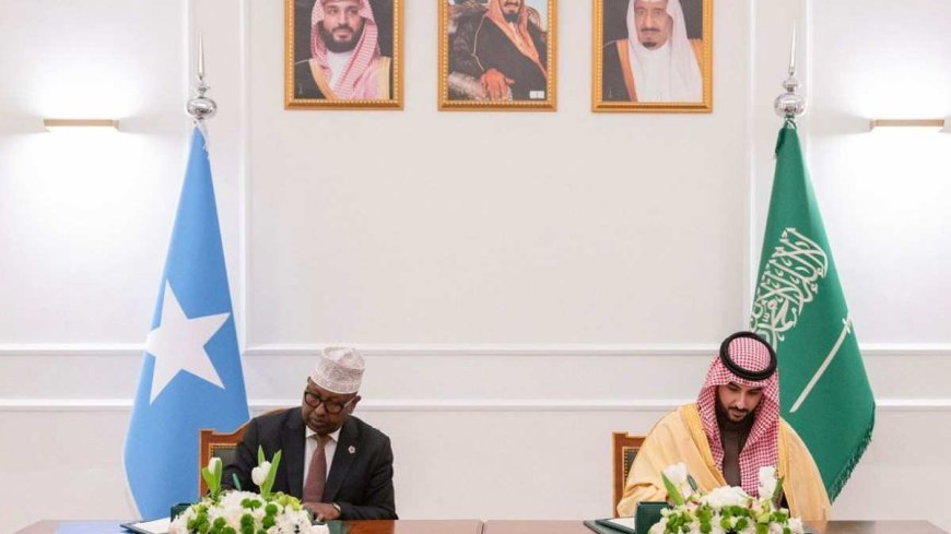 Somalia & Saudi Arabia Sign Defense Pact to Strengthen Military Cooperation