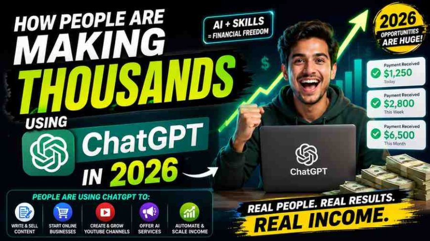 How People Are Making Thousands Using ChatGPT in 2026