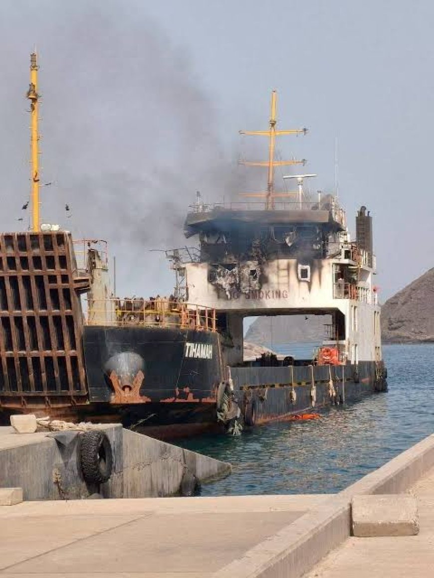 Six Killed as Houthi Missiles Strike Cargo Ship in Bab Al-Mandeb Strait