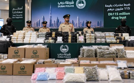 Dubai Police Seize 2.3 Tonnes of Drugs Worth Dh115 Million