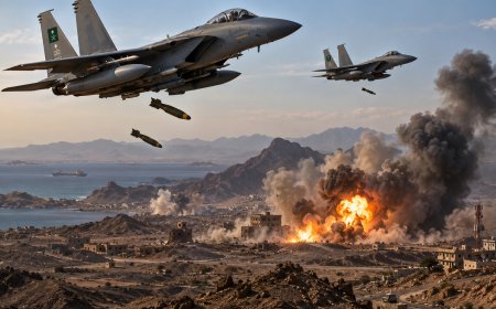 Saudi Coalition Targets 136 Houthi Military Sites