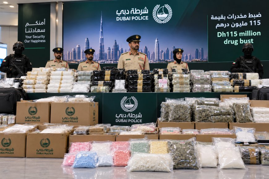Dubai Police Seize 2.3 Tonnes of Drugs Worth Dh115 Million