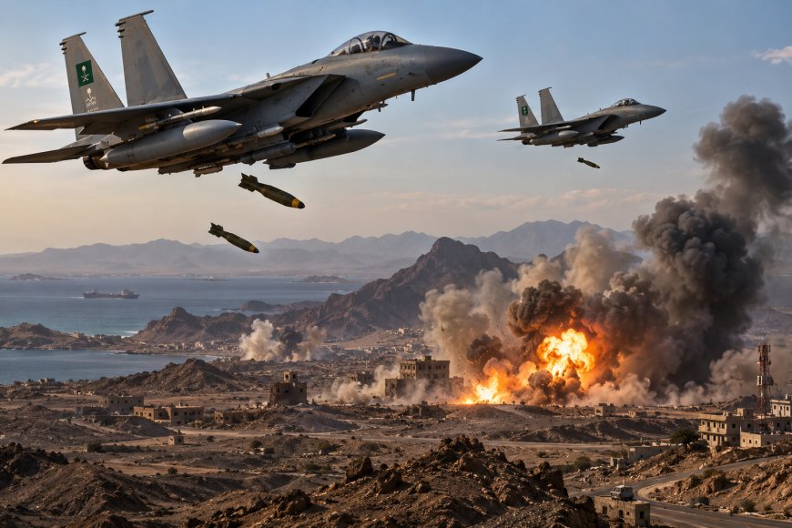 Saudi Coalition Targets 136 Houthi Military Sites